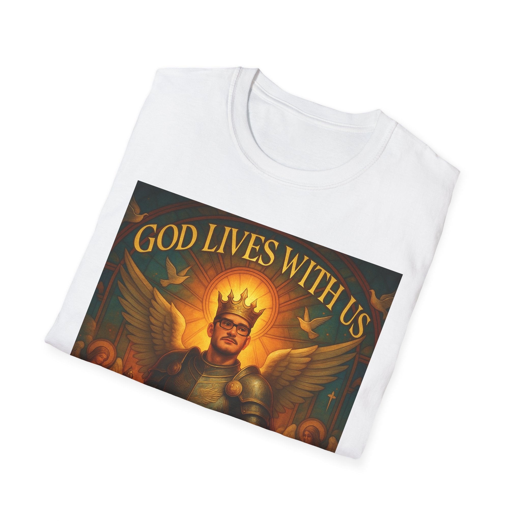 Nfamusty God Lives with us tee