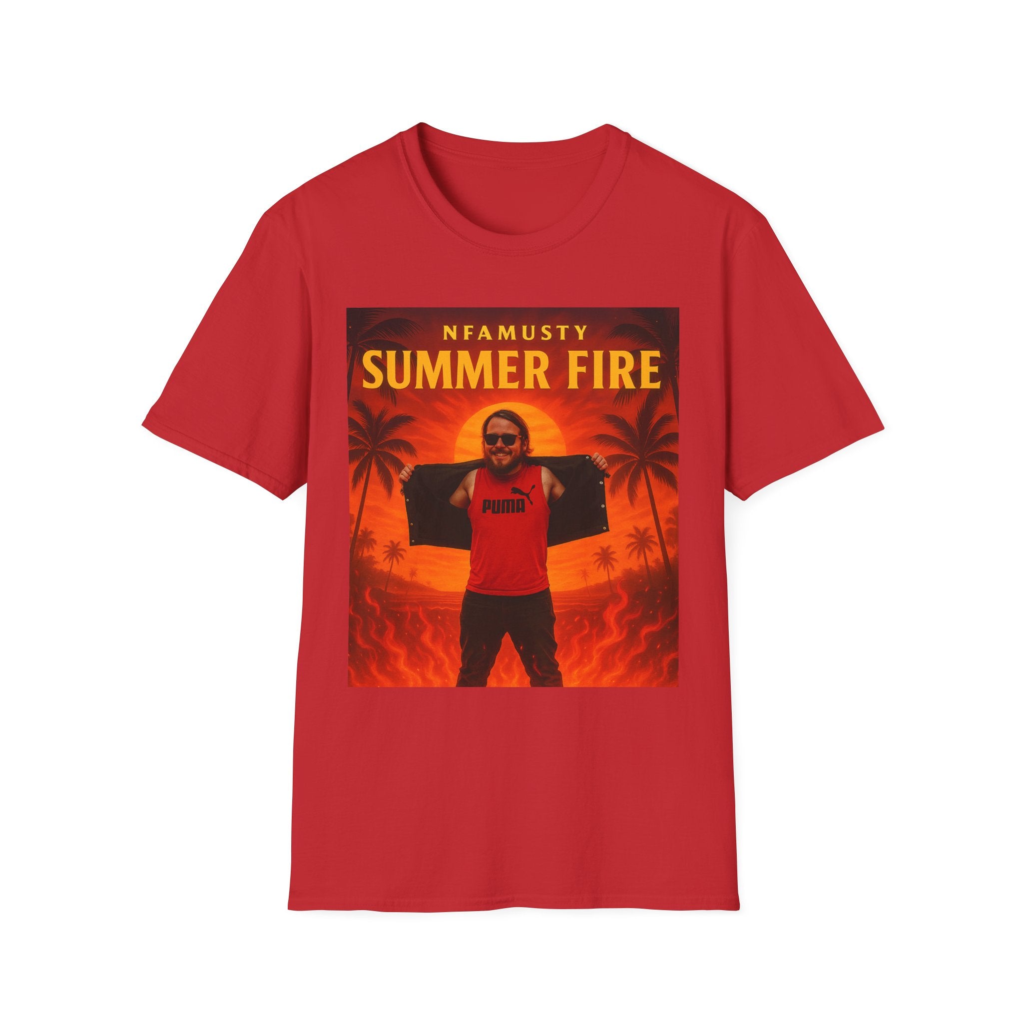 Summer Fire Music T-Shirt — NFAMUSTY Graphic Tee