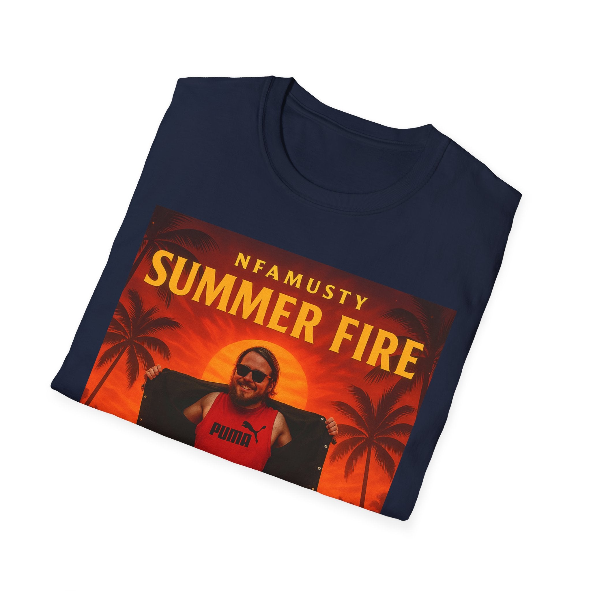 Summer Fire Music T-Shirt — NFAMUSTY Graphic Tee