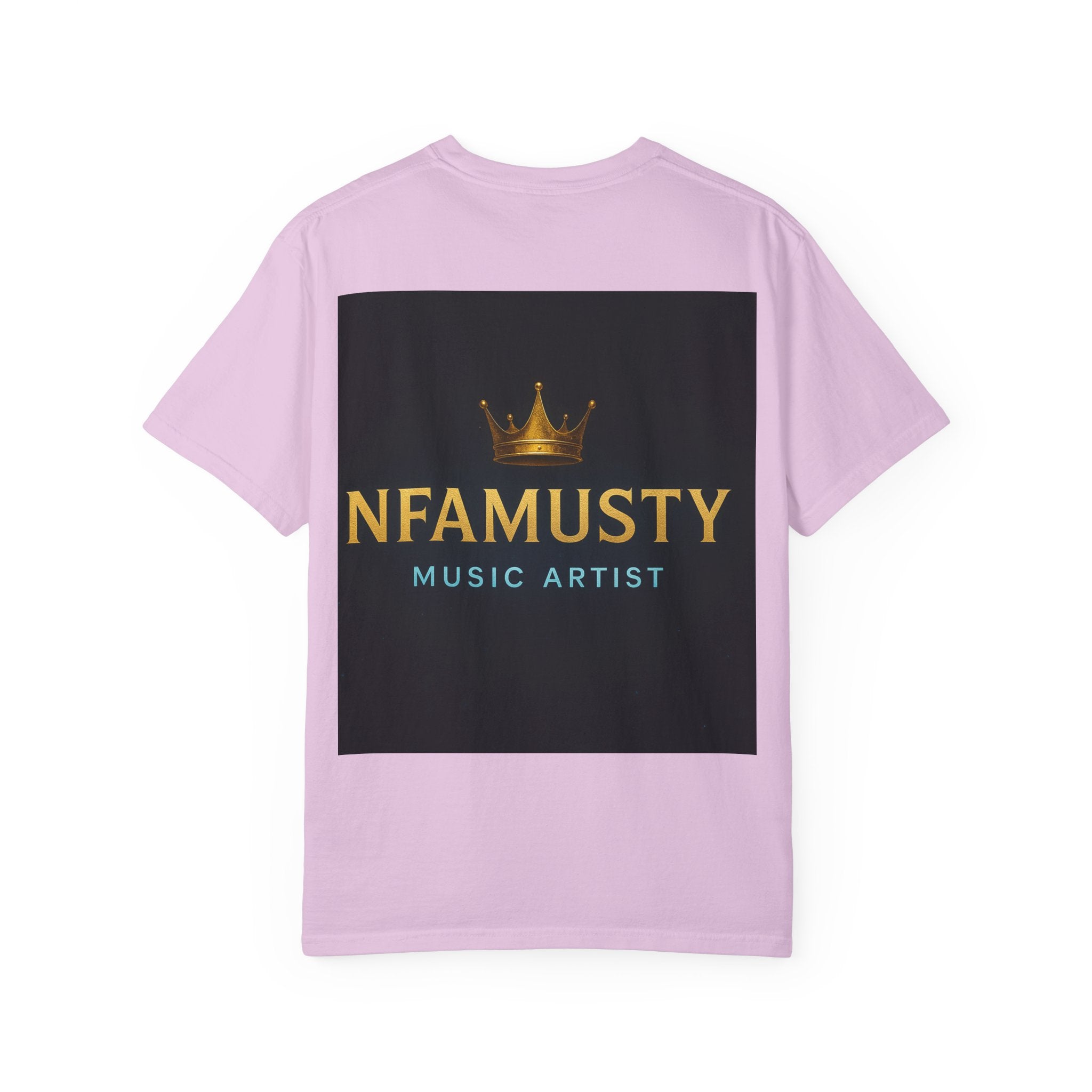 NFAMUSTY Music Artist T-Shirt — Portrait & Crown Graphic Tee