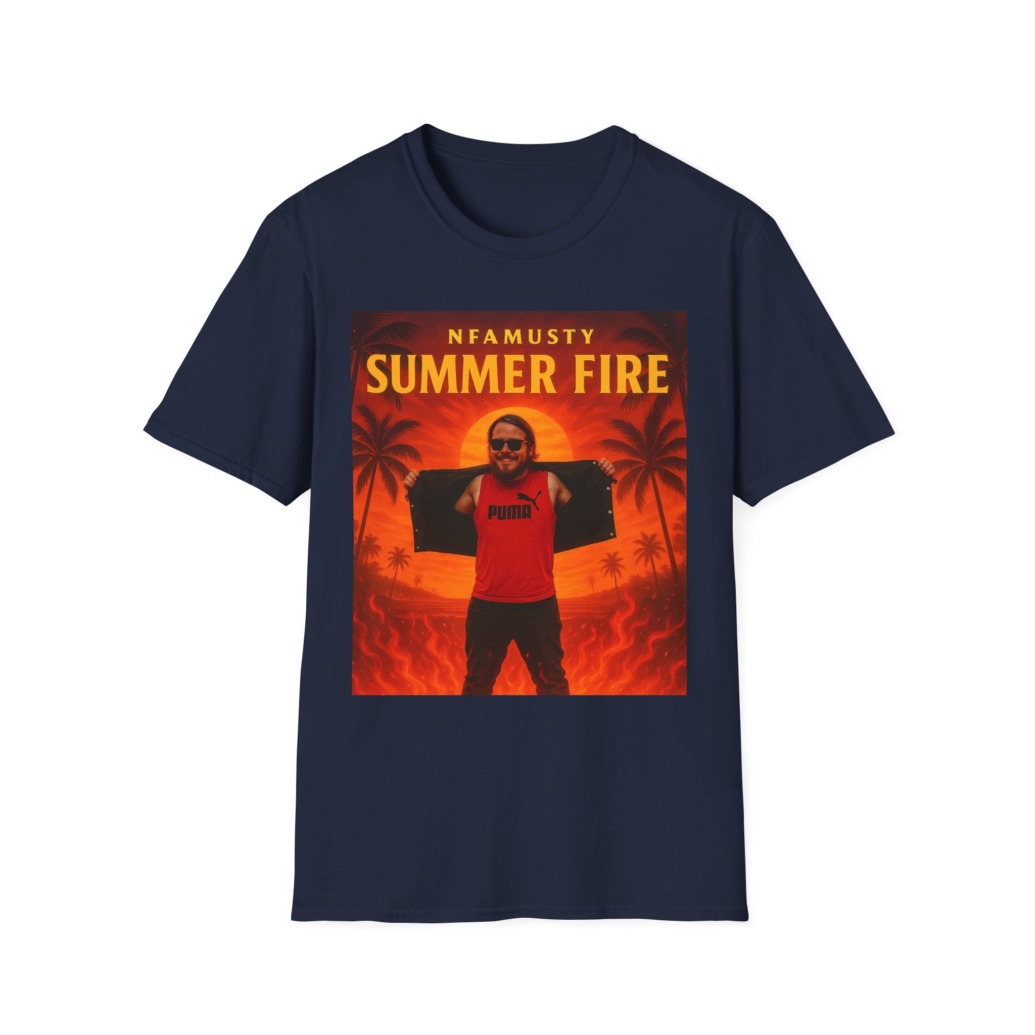 Summer Fire Music T-Shirt — NFAMUSTY Graphic Tee