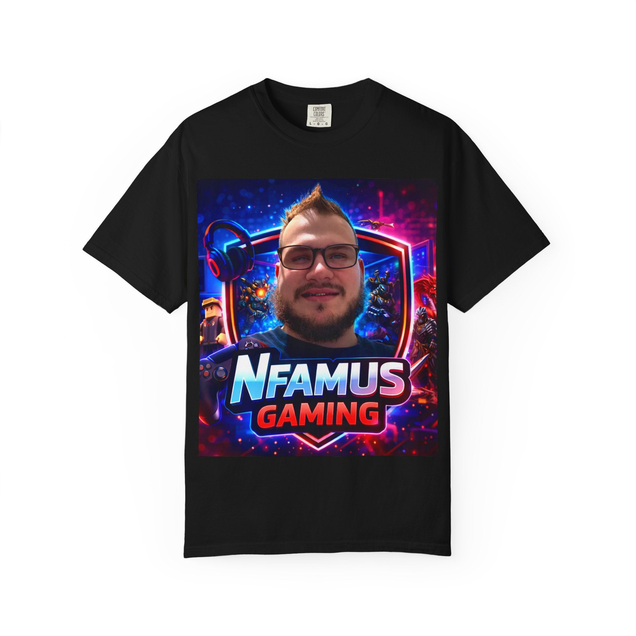 Gaming Logo T-Shirt — "Nfamus Gaming" Streamer Tee
