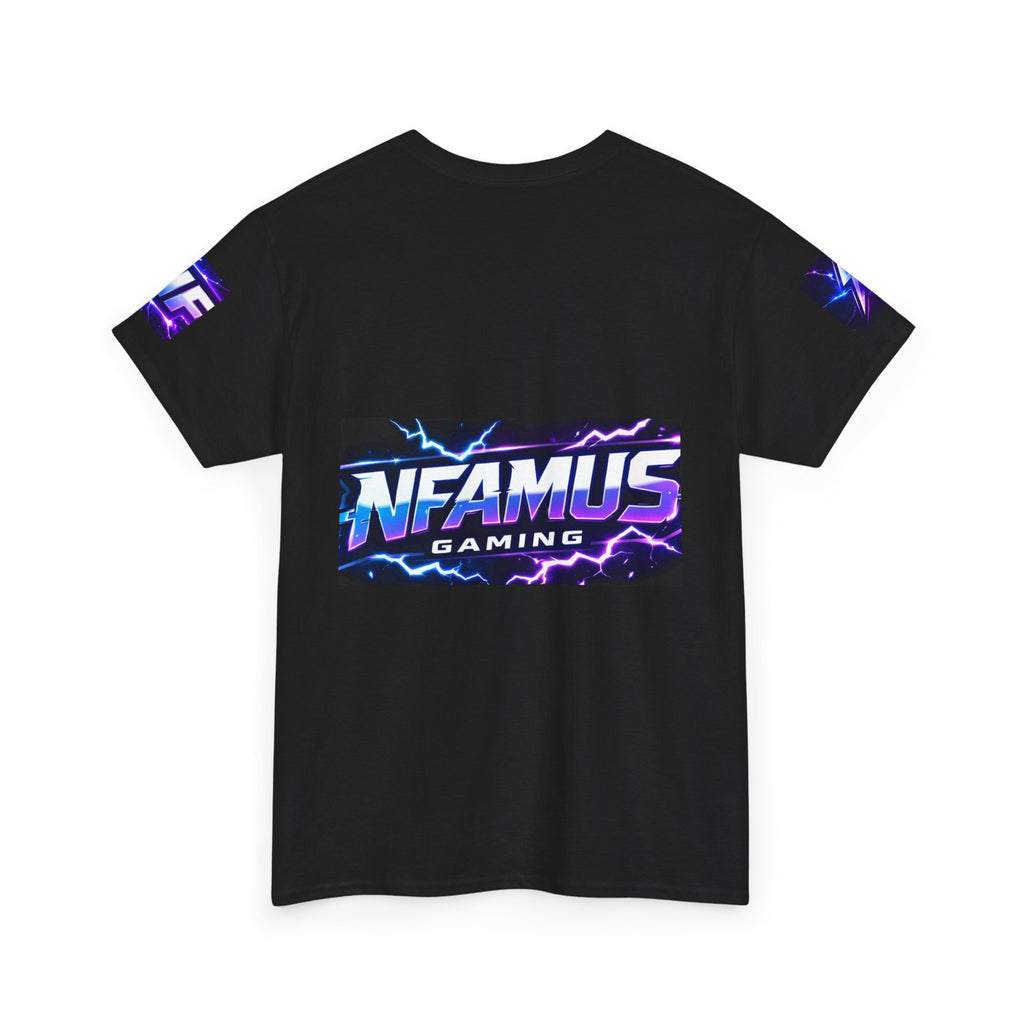 Gaming Tee — "Nfamus Mode Activated" Neon Controller Shirt