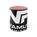 Accent Mug — NFAmusiC Gaming Logo Pink Interior & Handle