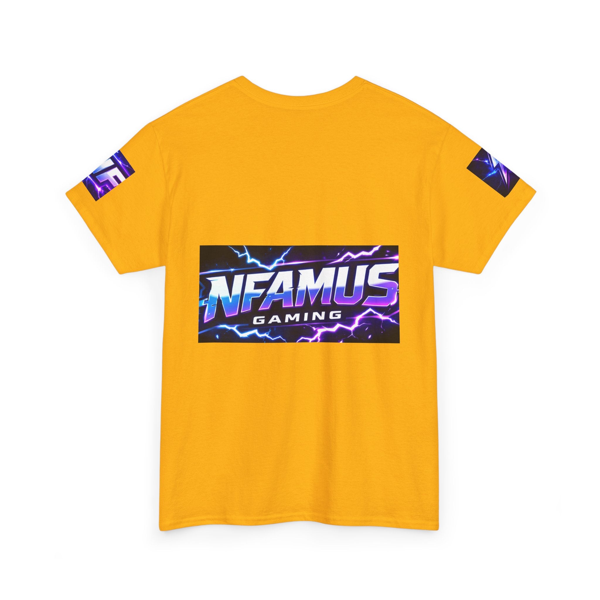 Gaming Tee — "Nfamus Mode Activated" Neon Controller Shirt