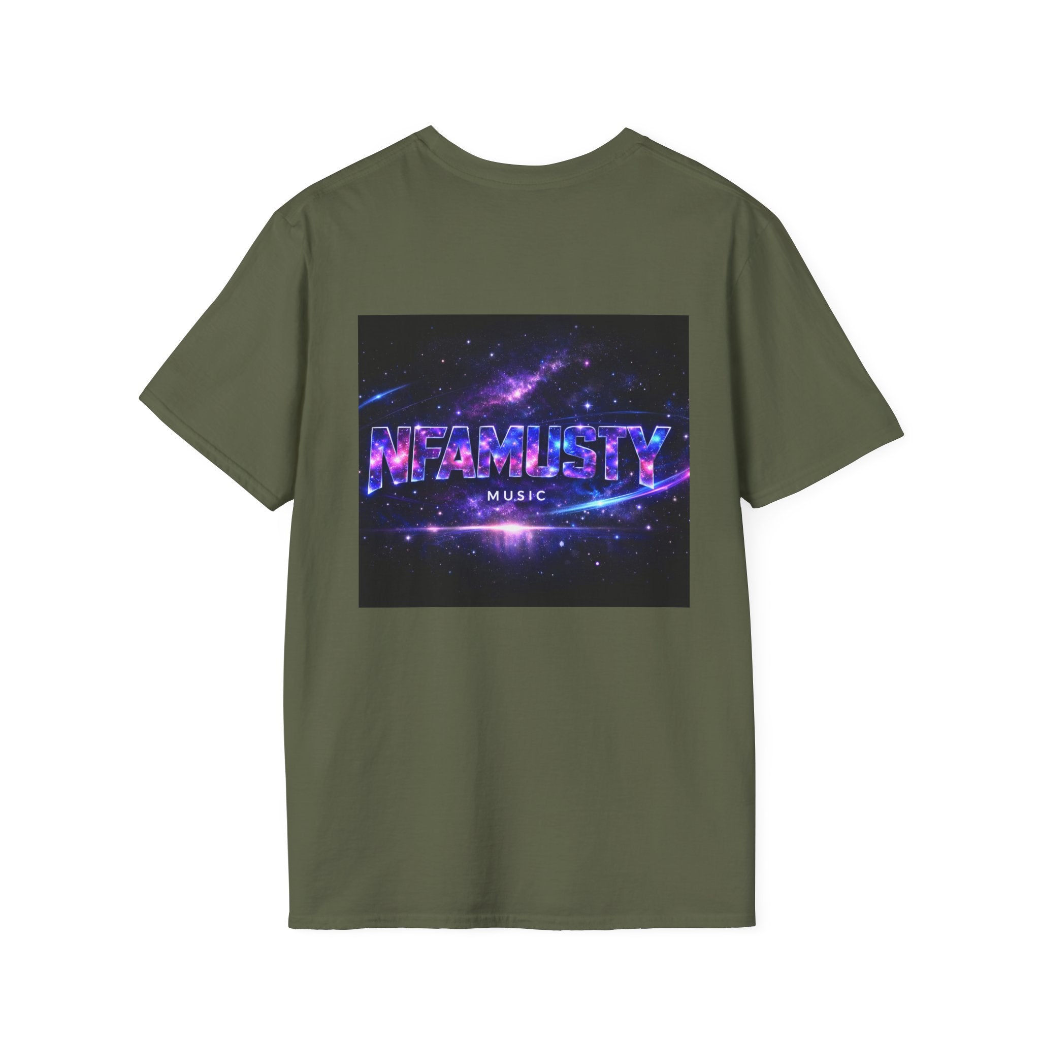 Music Promo T-Shirt — "Living Bold, Breaking Chains" Lion Design