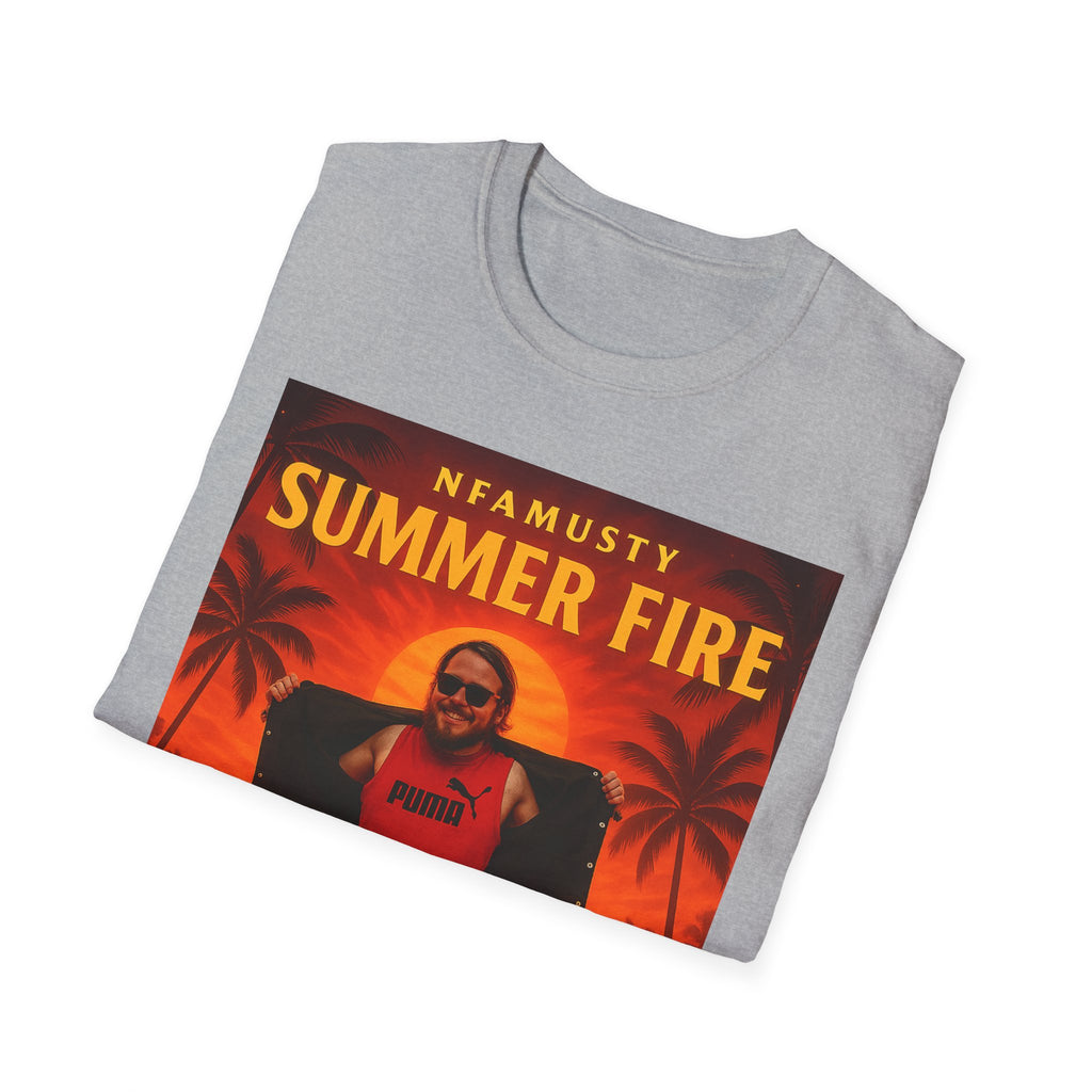 Summer Fire Music T-Shirt — NFAMUSTY Graphic Tee