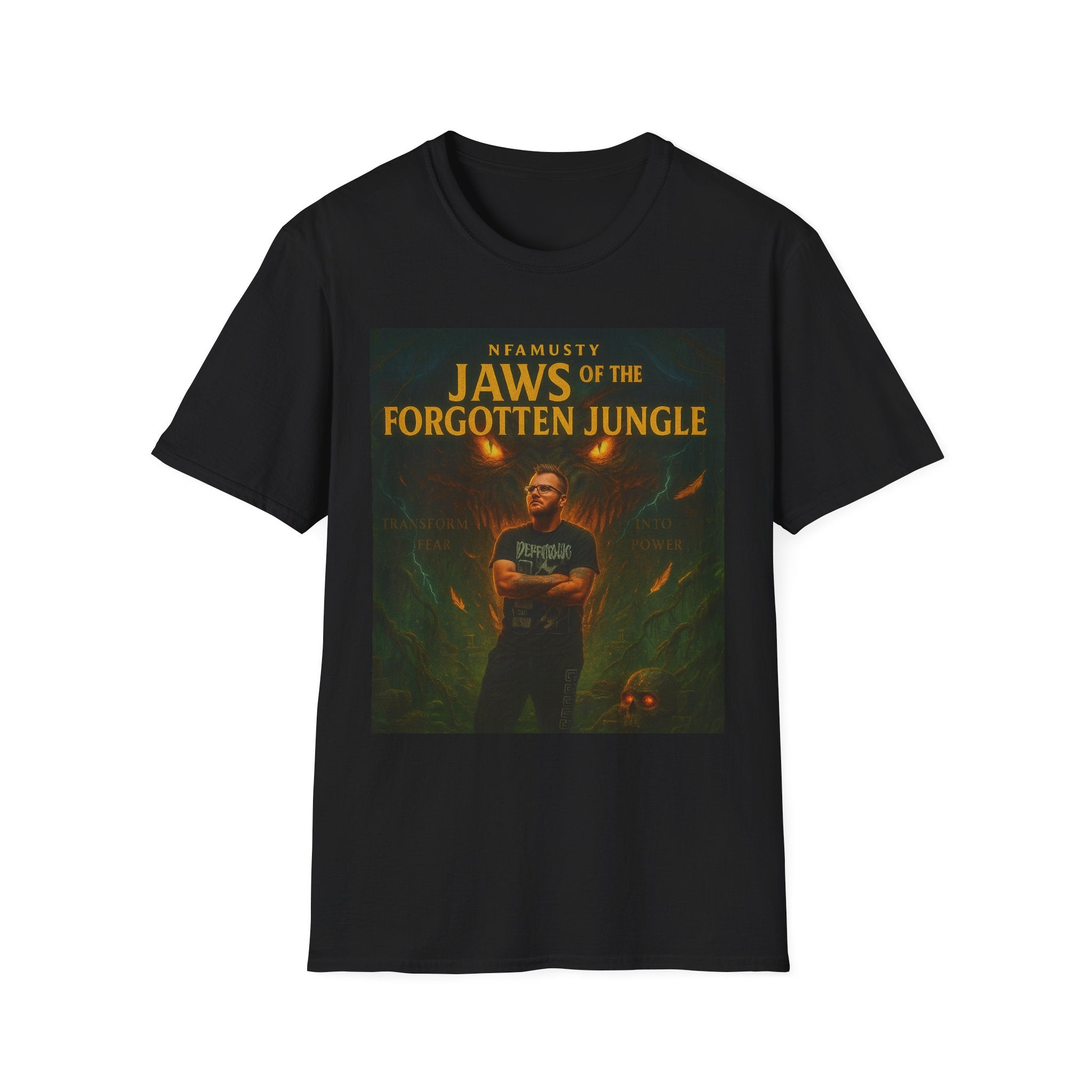 Nfamusty Jaws Of the Forgotten Jungle tee