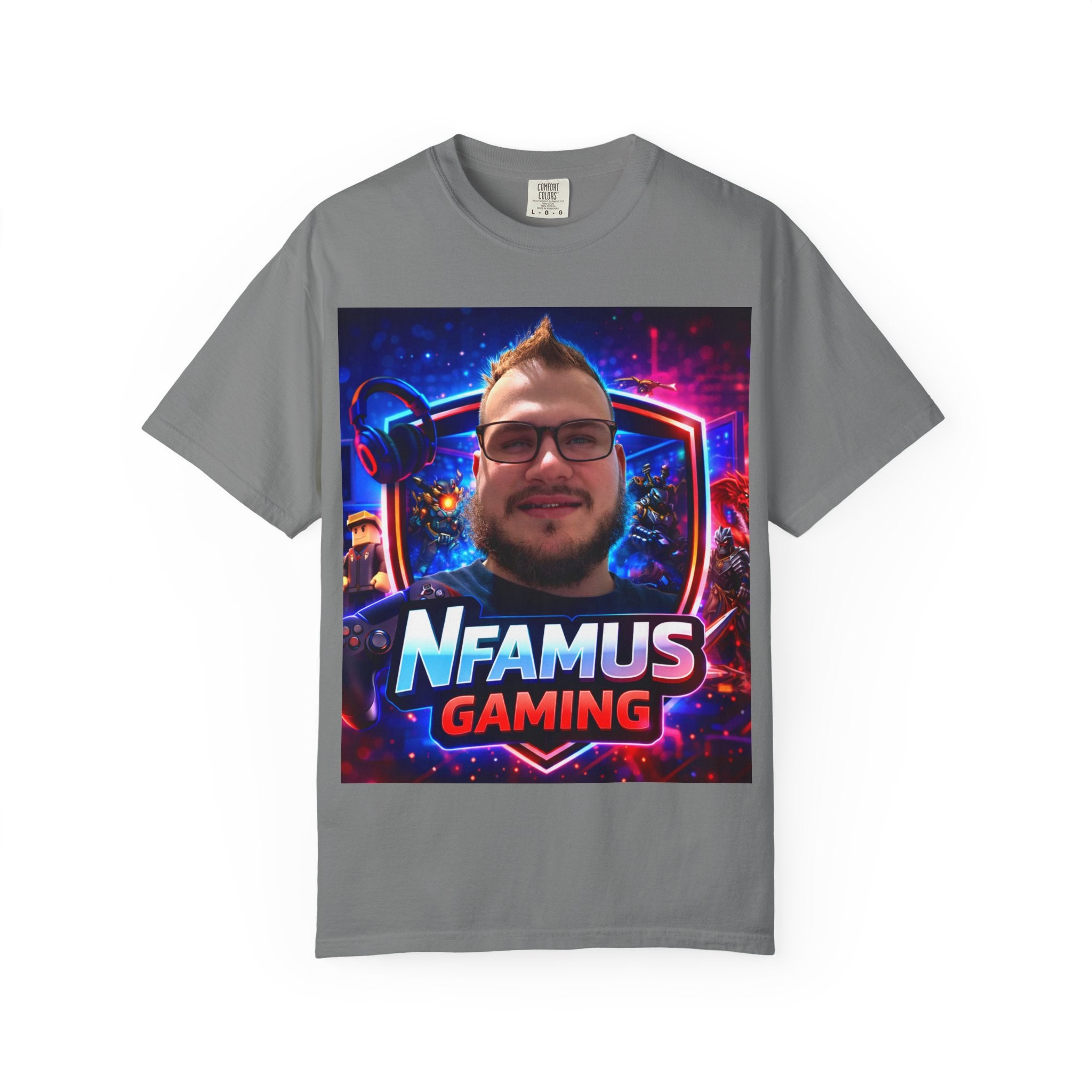 Gaming Logo T-Shirt — "Nfamus Gaming" Streamer Tee