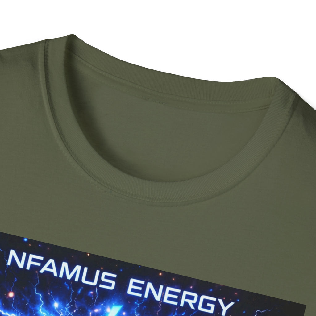 Gaming T-Shirt — "NFAMUS Energy: Overdrive Activated" Graphic Tee