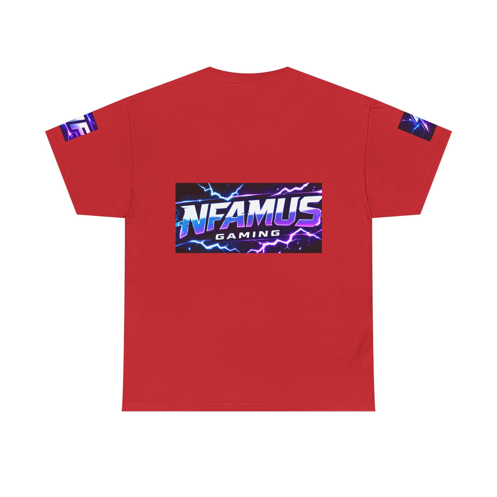 Gaming Tee — "Nfamus Mode Activated" Neon Controller Shirt