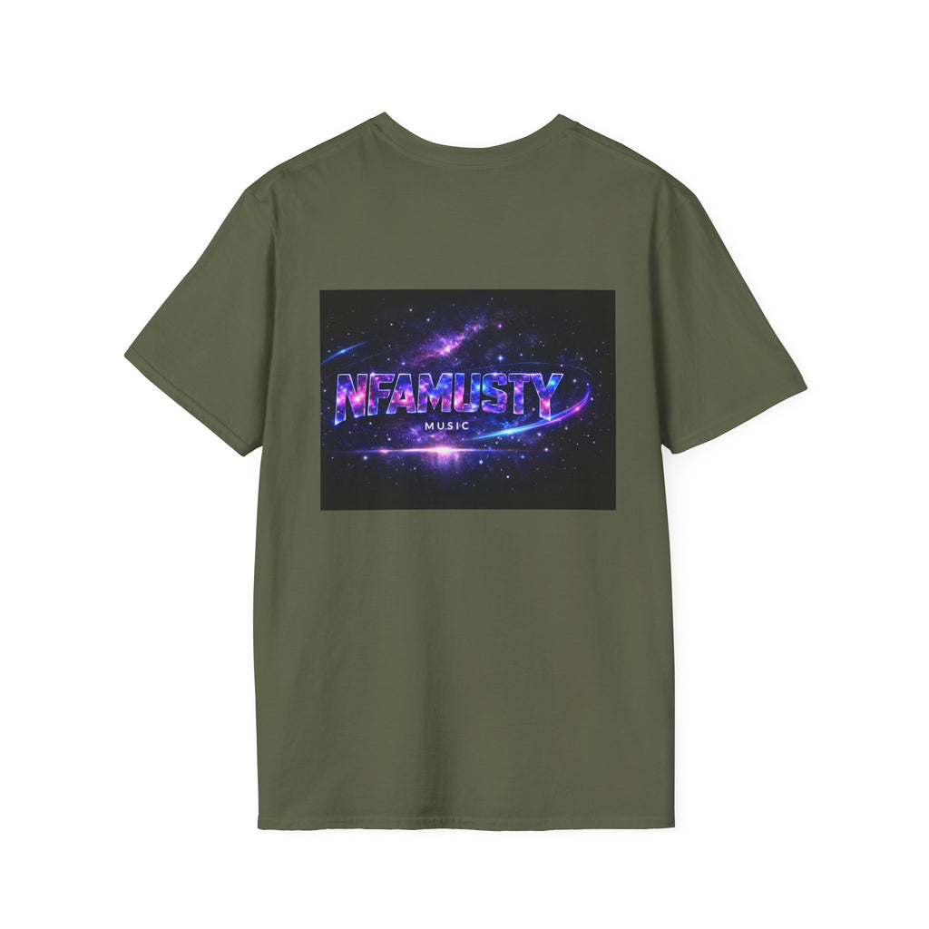 New Dawn Rising High T‑Shirt — NFAMUSTY Angel Wings Album Art Tee