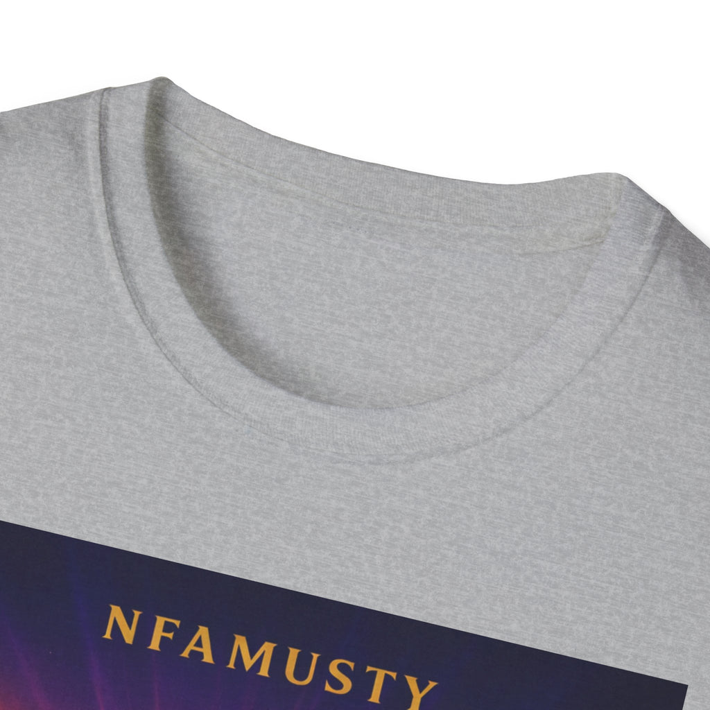 New Dawn Rising High T‑Shirt — NFAMUSTY Angel Wings Album Art Tee