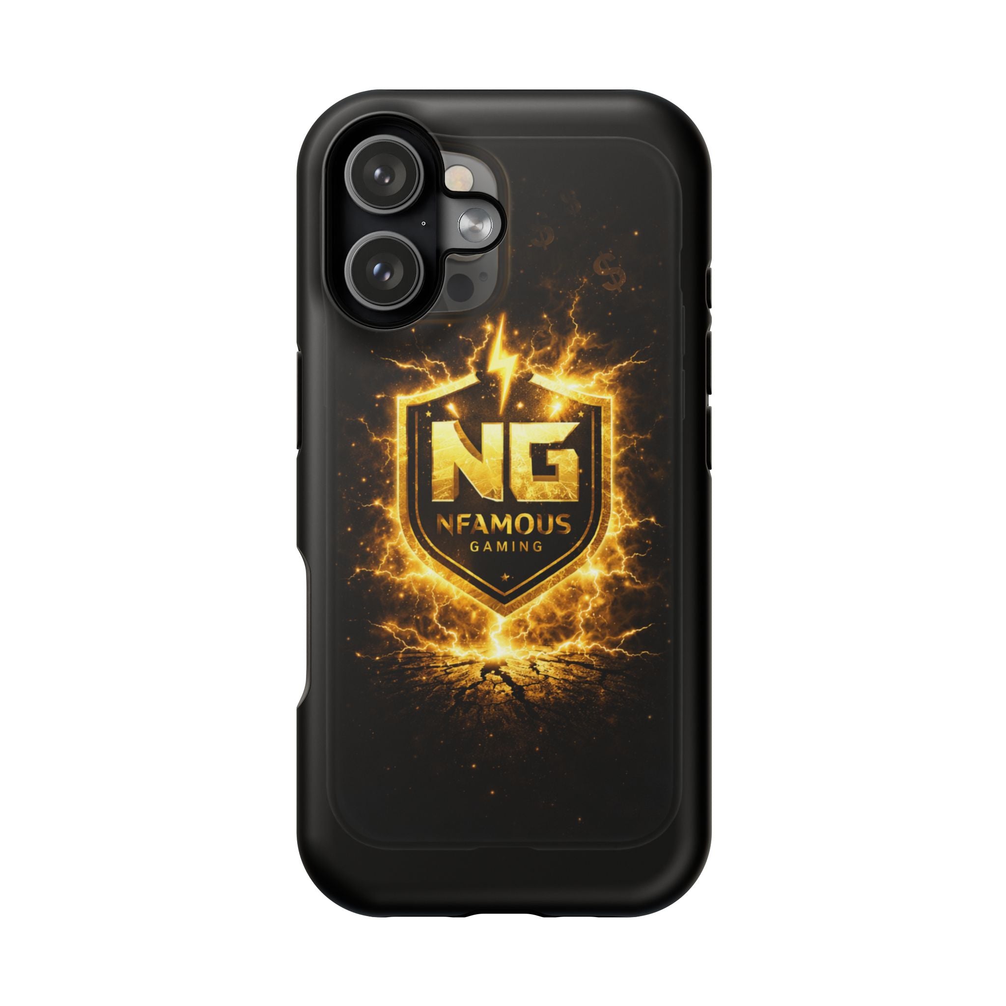 Gaming Magnetic Impact-Resistant Phone Case — "NFAMOUS Gaming" Shield Design