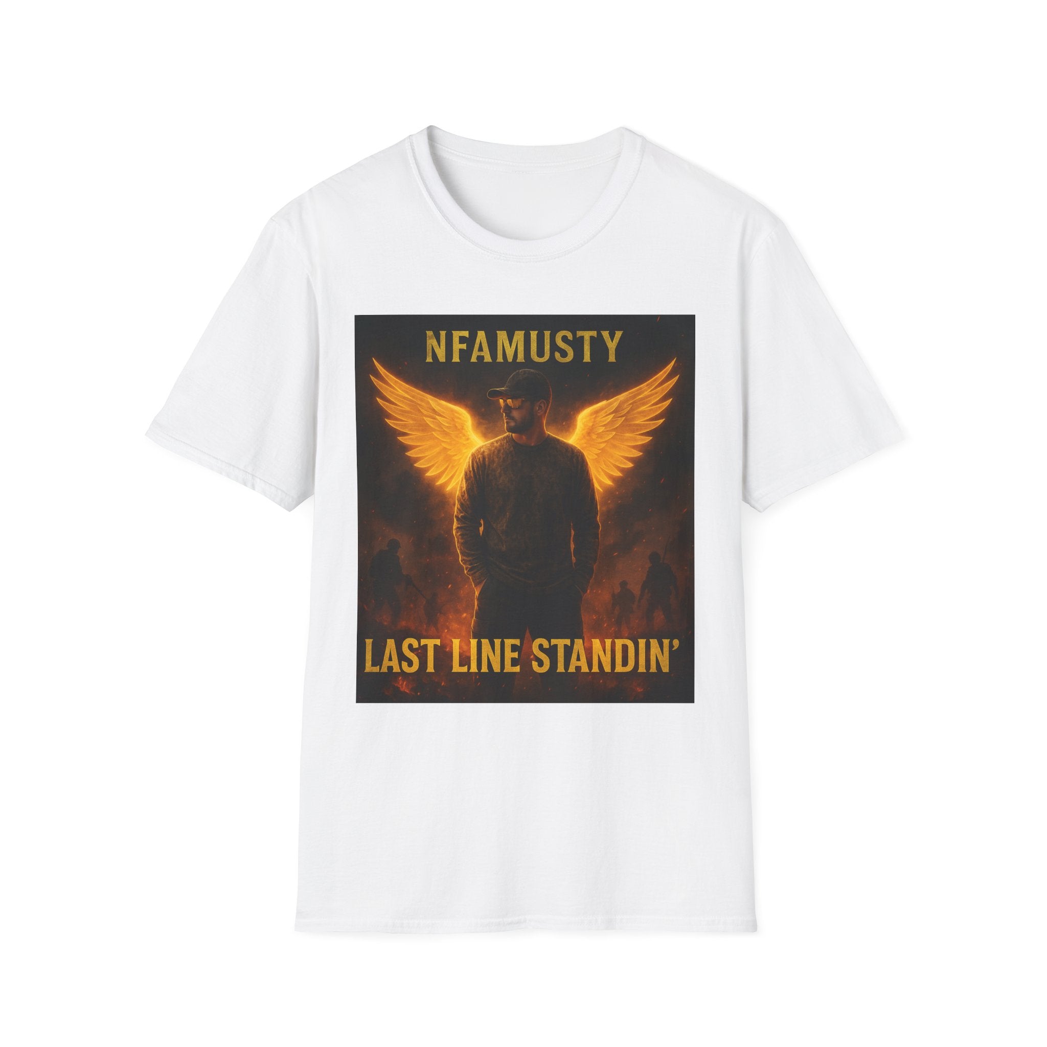 NFAMUSTY 'Last Line Standin' Graphic T-Shirt