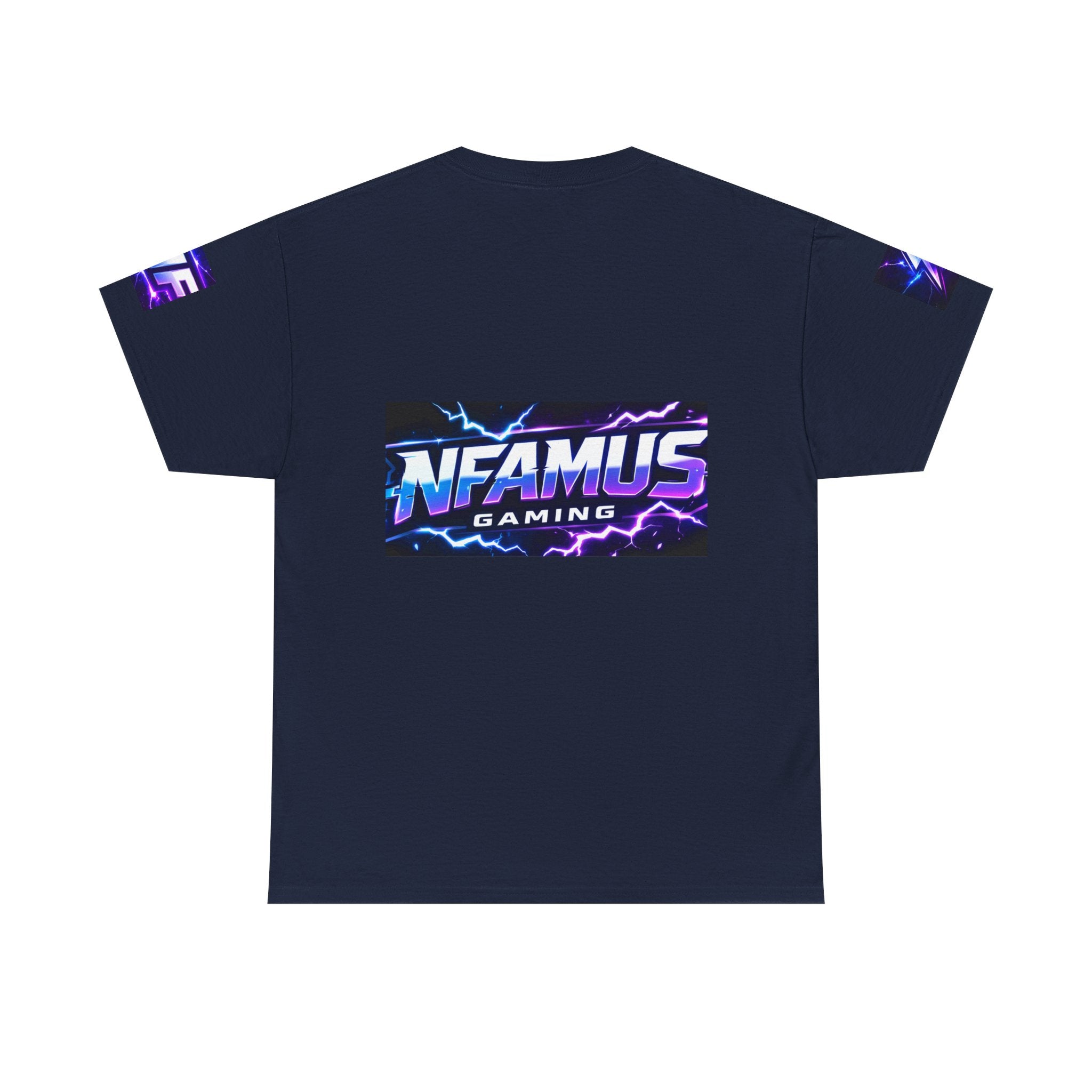 Gaming Tee — "Nfamus Mode Activated" Neon Controller Shirt