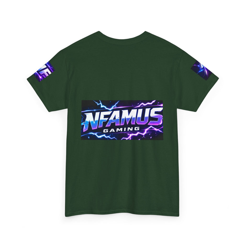 Gaming Tee — "Nfamus Mode Activated" Neon Controller Shirt