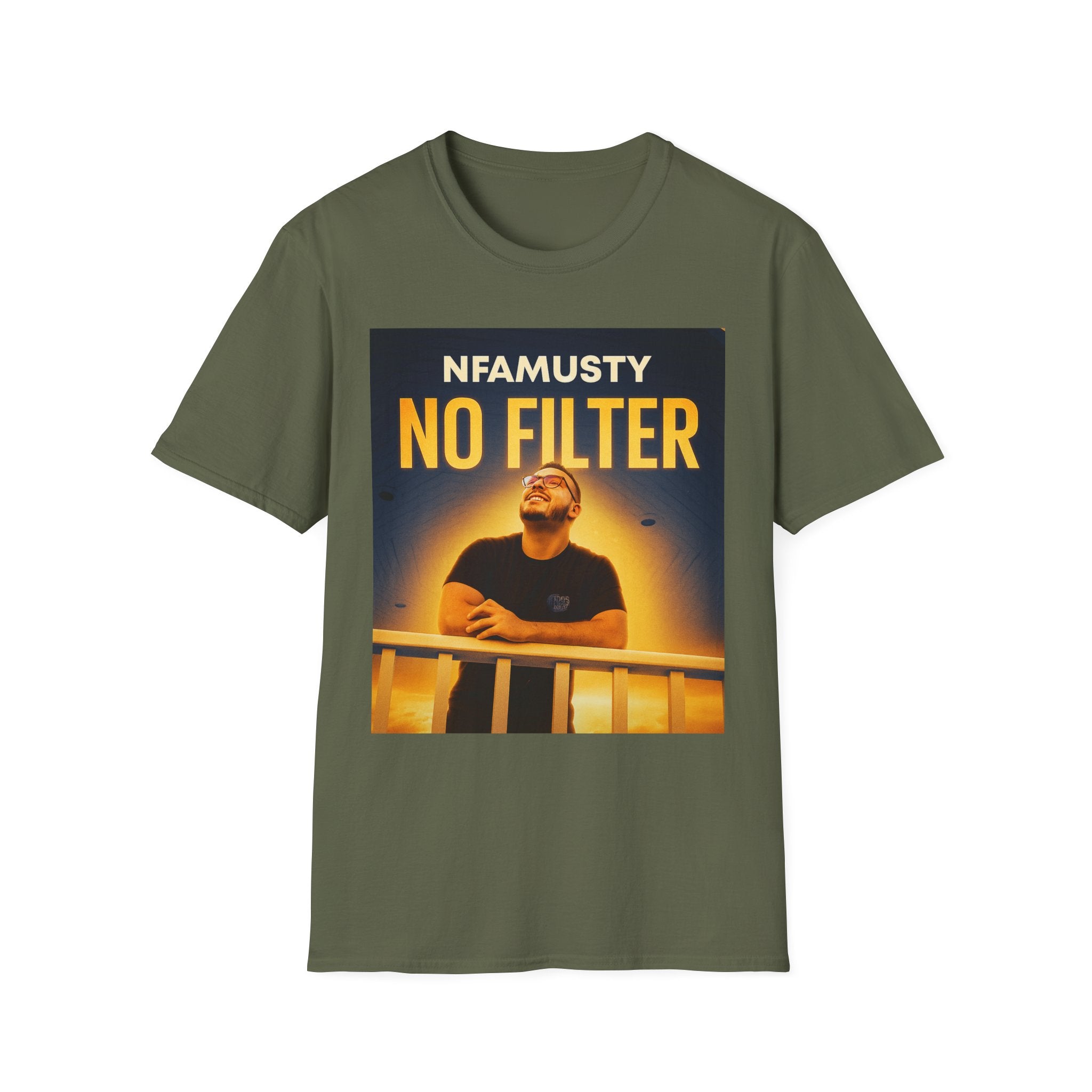 No Filter Graphic T-Shirt — NFAMUSTY Music Logo Tee