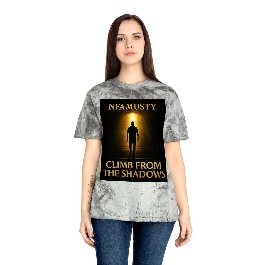 Music Artist Tee — "Climb From The Shadows" Graphic T-Shirt