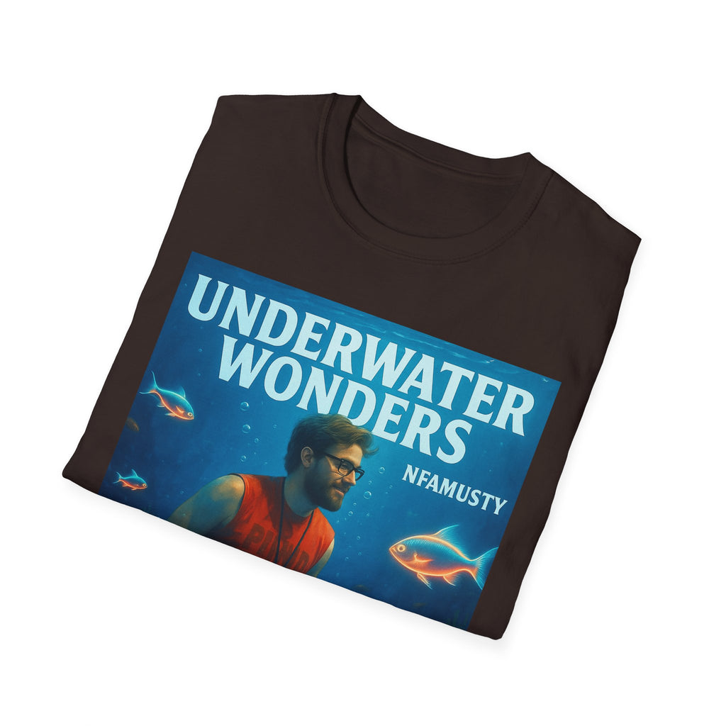 Underwater Wonders T-Shirt — 'NFAMUSTY' Retro Ocean Graphic Tee