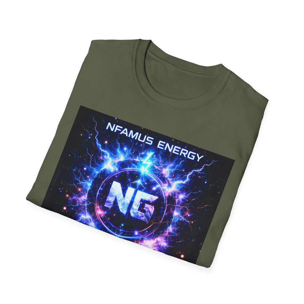 Gaming T-Shirt — "NFAMUS Energy: Overdrive Activated" Graphic Tee