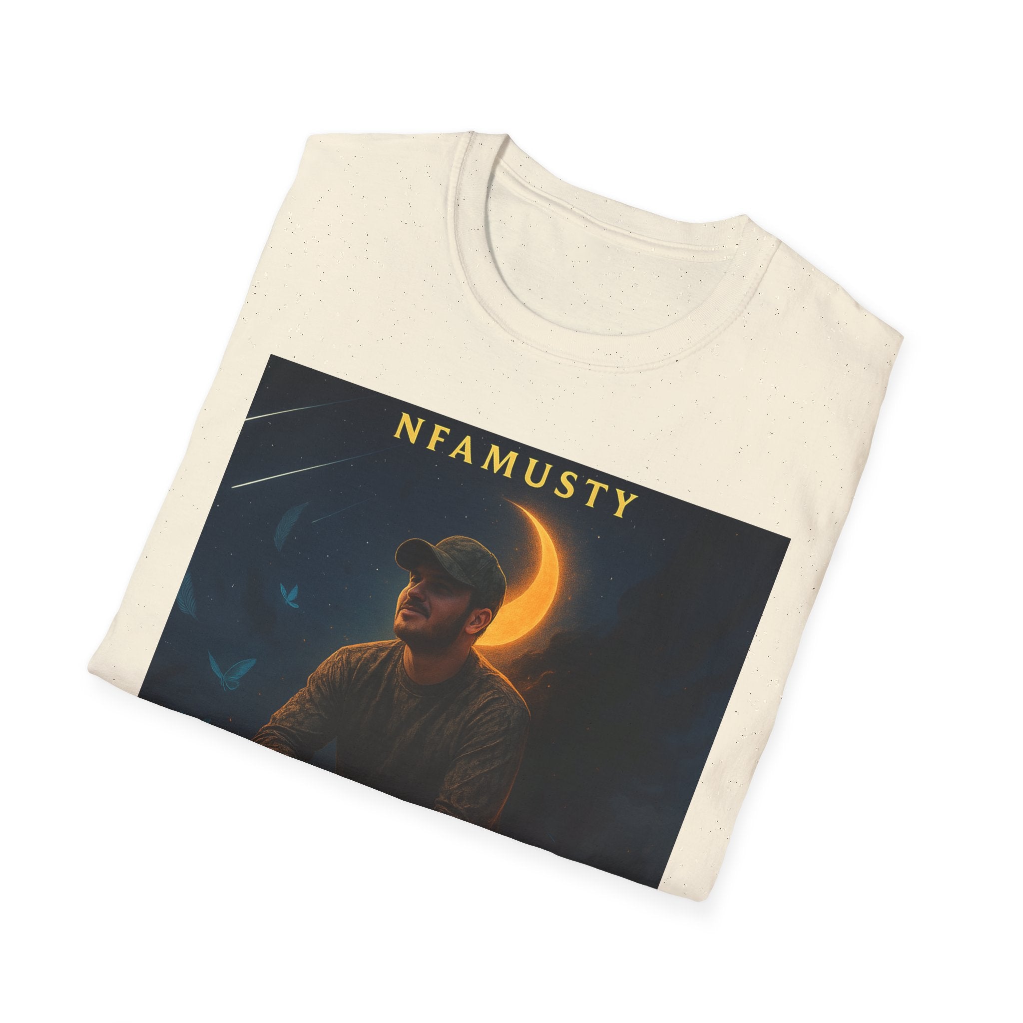 Chasing Stars and Shadows T-Shirt — Neamusty Music Cosmic Album Tee