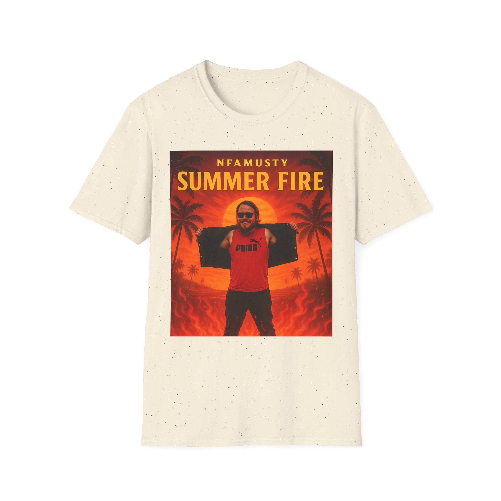 Summer Fire Music T-Shirt — NFAMUSTY Graphic Tee