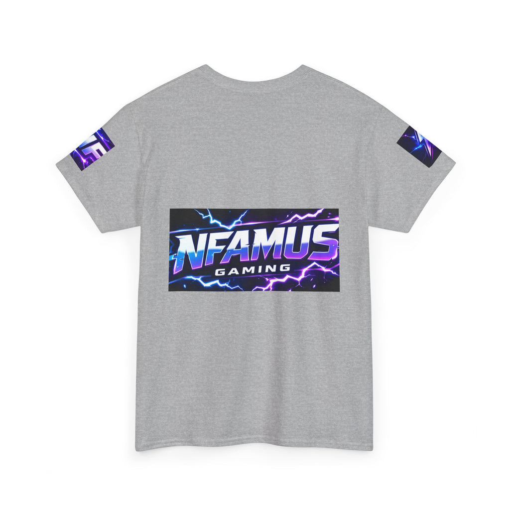 Gaming Tee — "Nfamus Mode Activated" Neon Controller Shirt