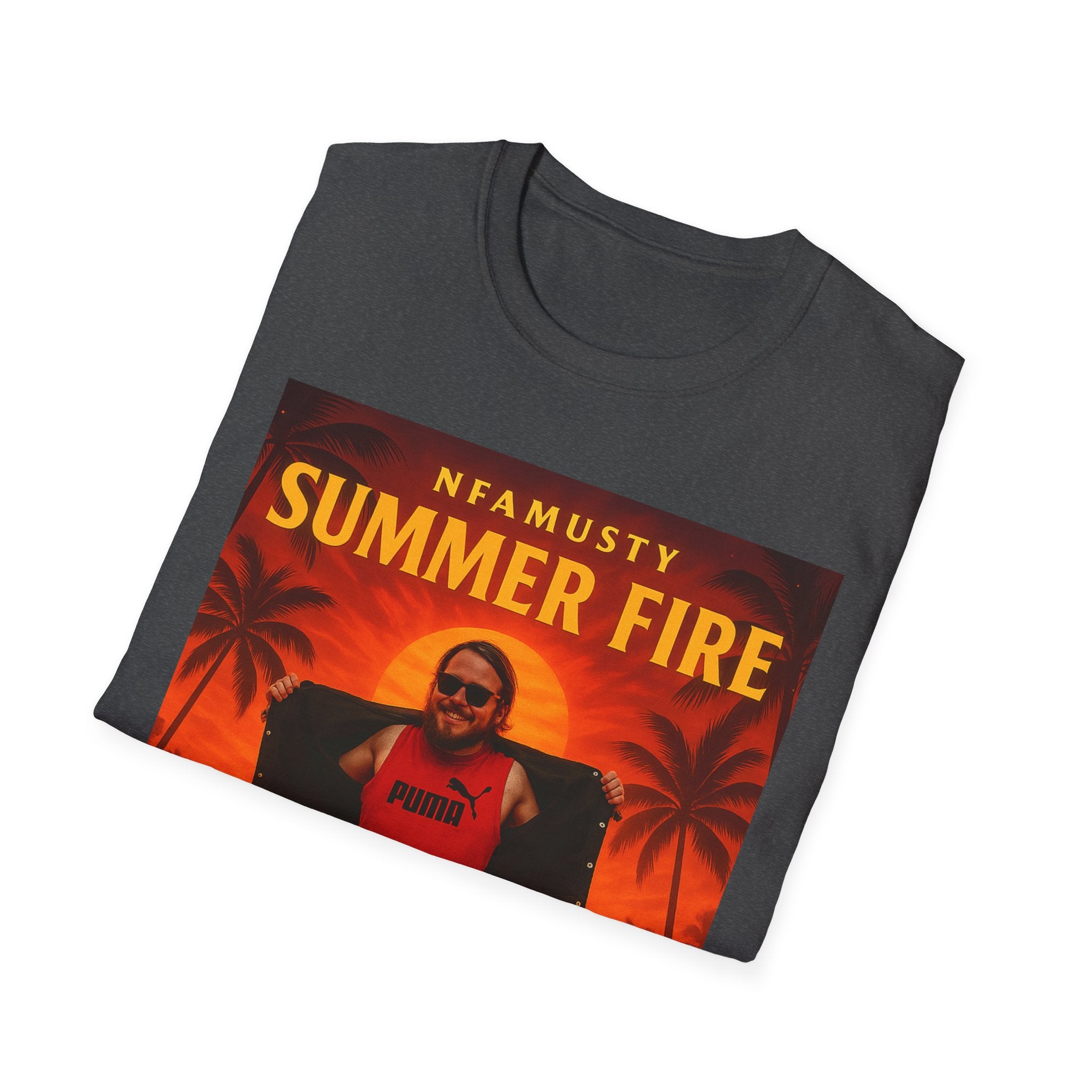 Summer Fire Music T-Shirt — NFAMUSTY Graphic Tee