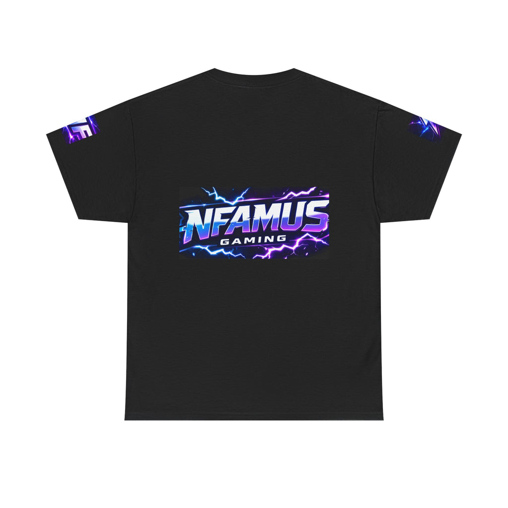 Gaming Tee — "Nfamus Mode Activated" Neon Controller Shirt