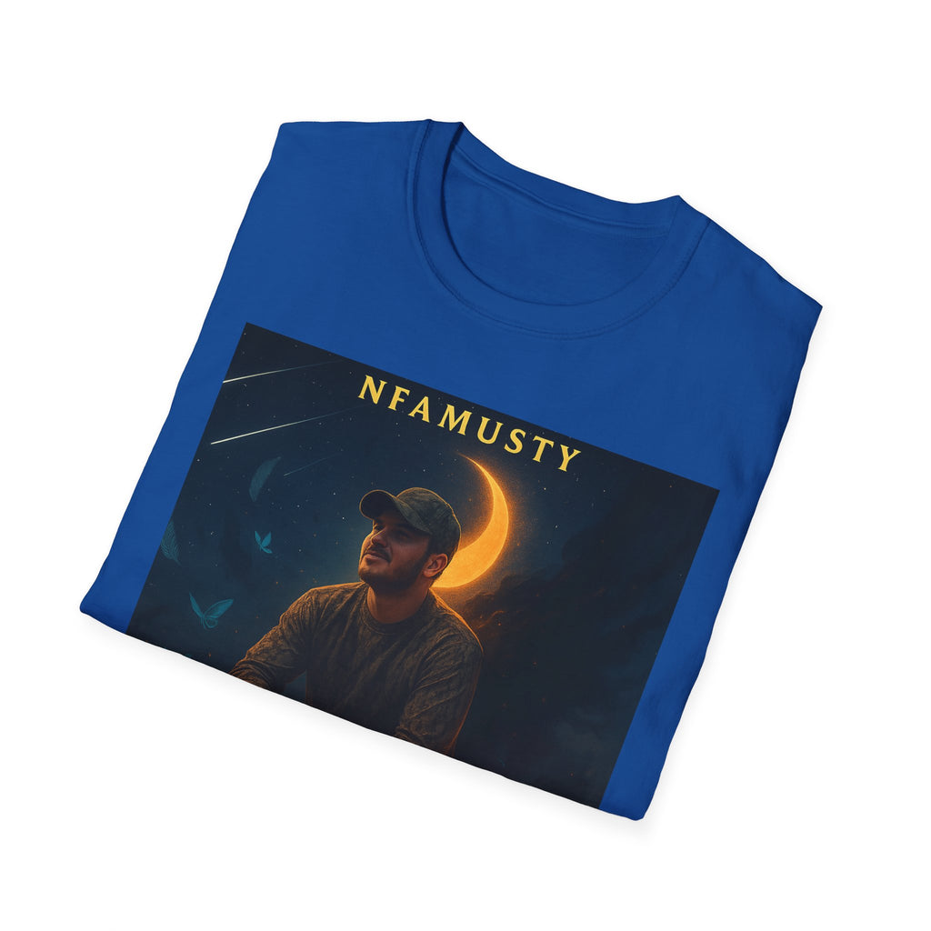 Chasing Stars and Shadows T-Shirt — Neamusty Music Cosmic Album Tee