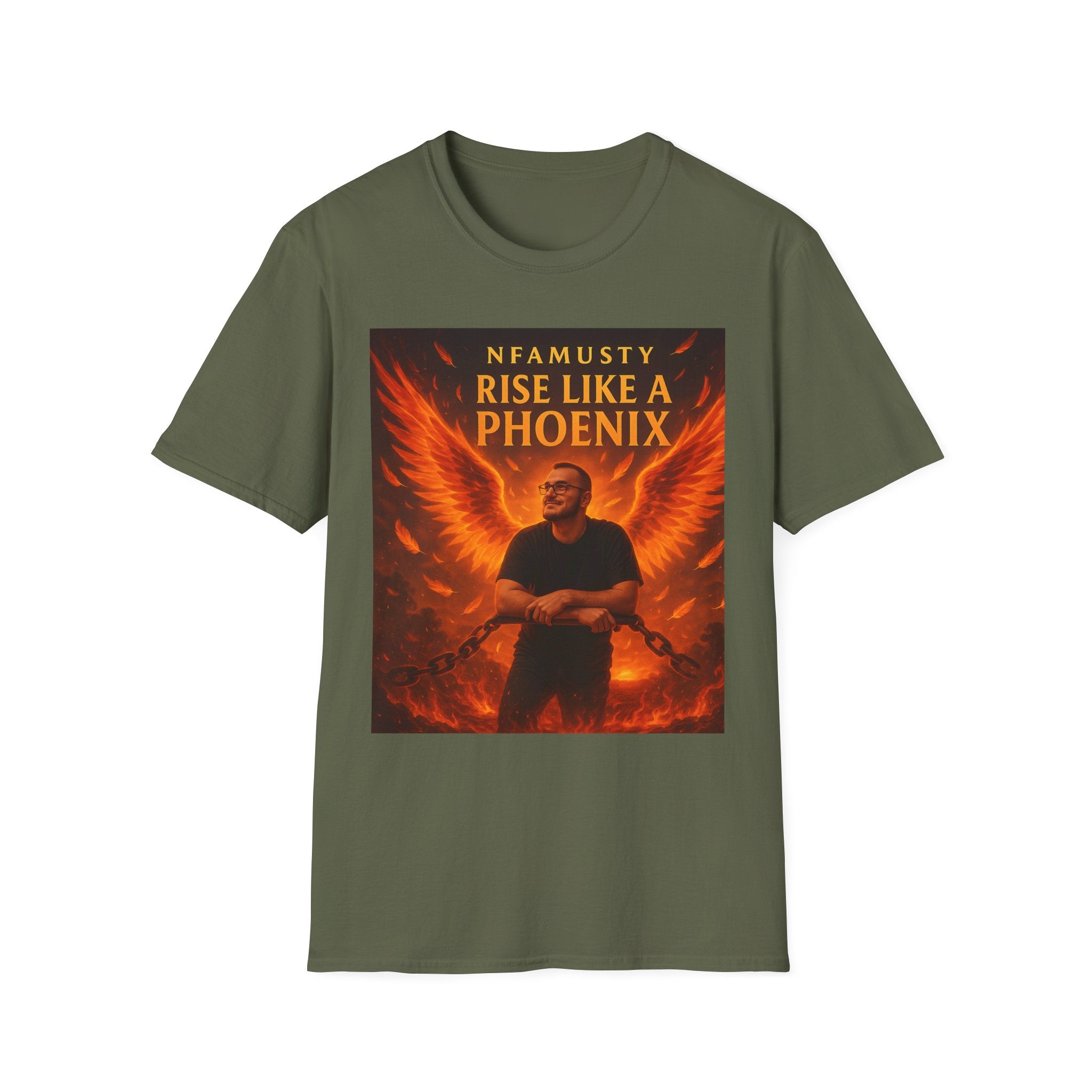 Rise Like a Phoenix T-Shirt — NFAMUSTY Music Graphic Tee