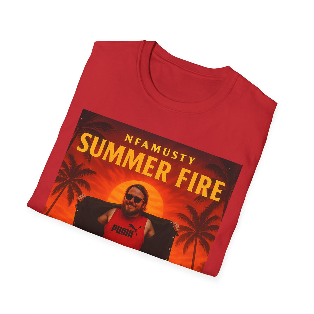 Summer Fire Music T-Shirt — NFAMUSTY Graphic Tee