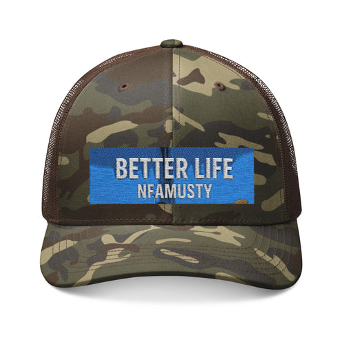 Camouflage Trucker Hat (Embroidery)