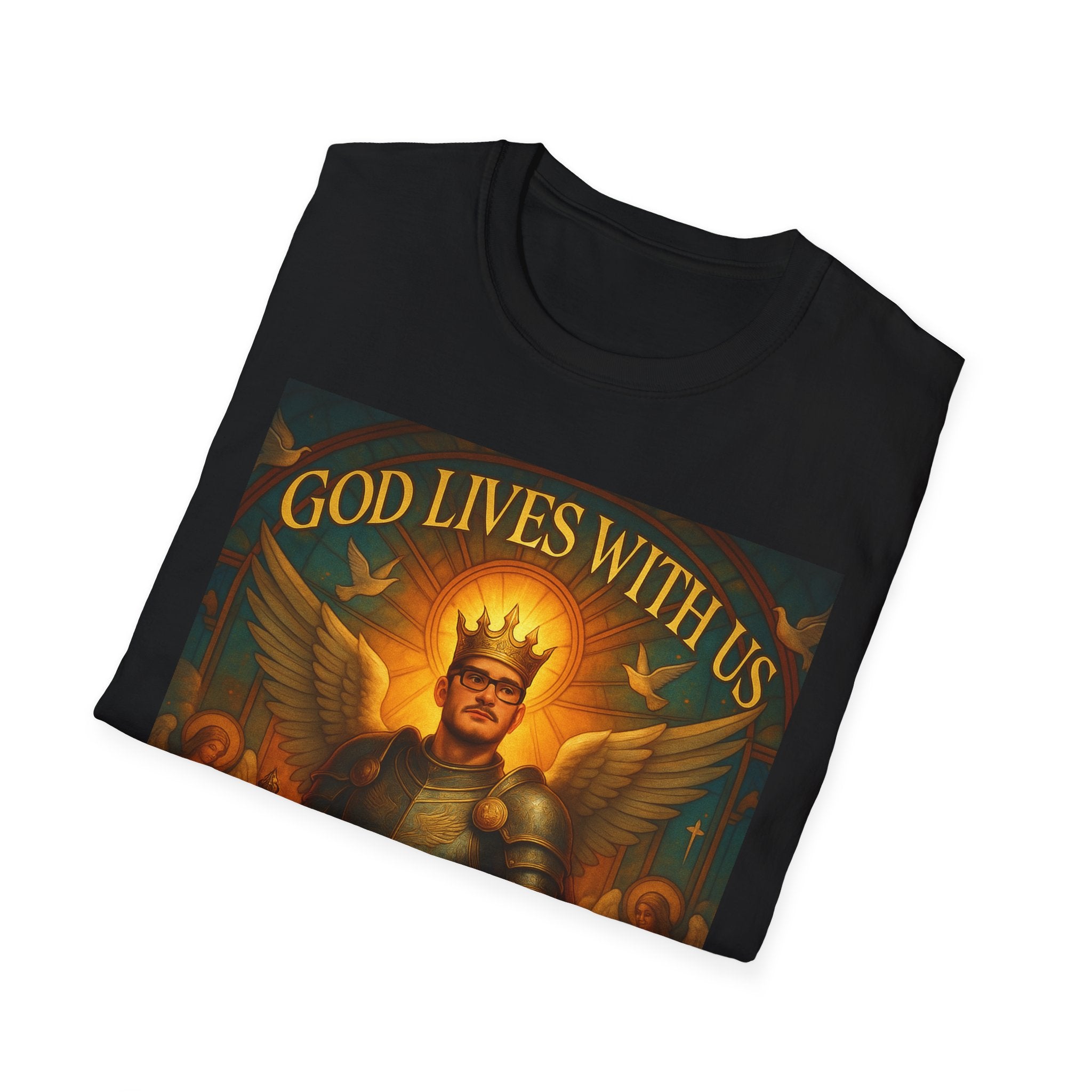 Nfamusty God Lives with us tee