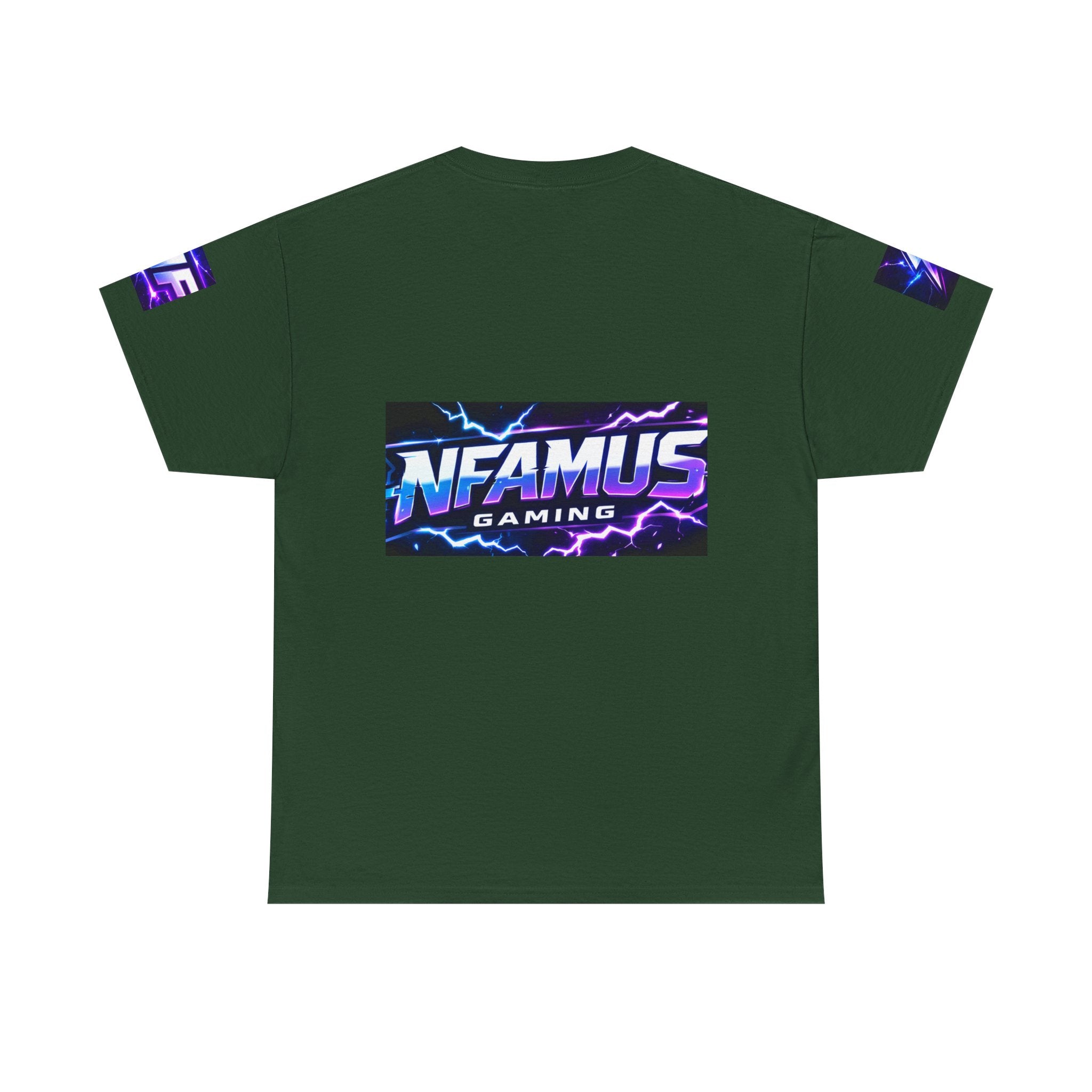 Gaming Tee — "Nfamus Mode Activated" Neon Controller Shirt