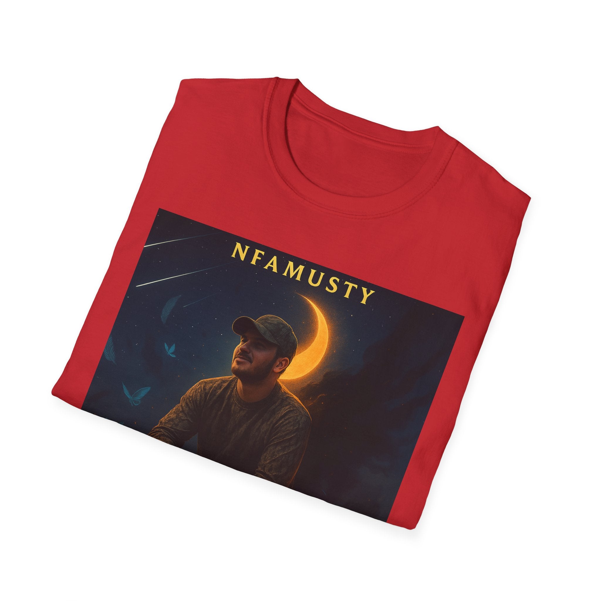 Chasing Stars and Shadows T-Shirt — Neamusty Music Cosmic Album Tee
