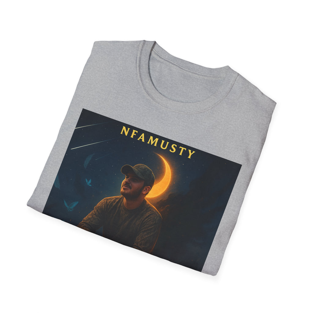 Chasing Stars and Shadows T-Shirt — Neamusty Music Cosmic Album Tee