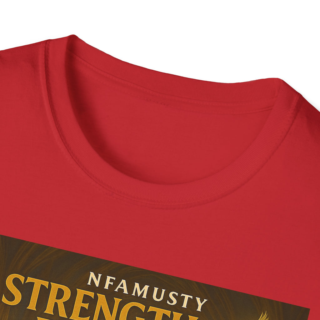 Strength From Above Prayer T‑Shirt — 'Namasty' Spiritual Graphic Tee
