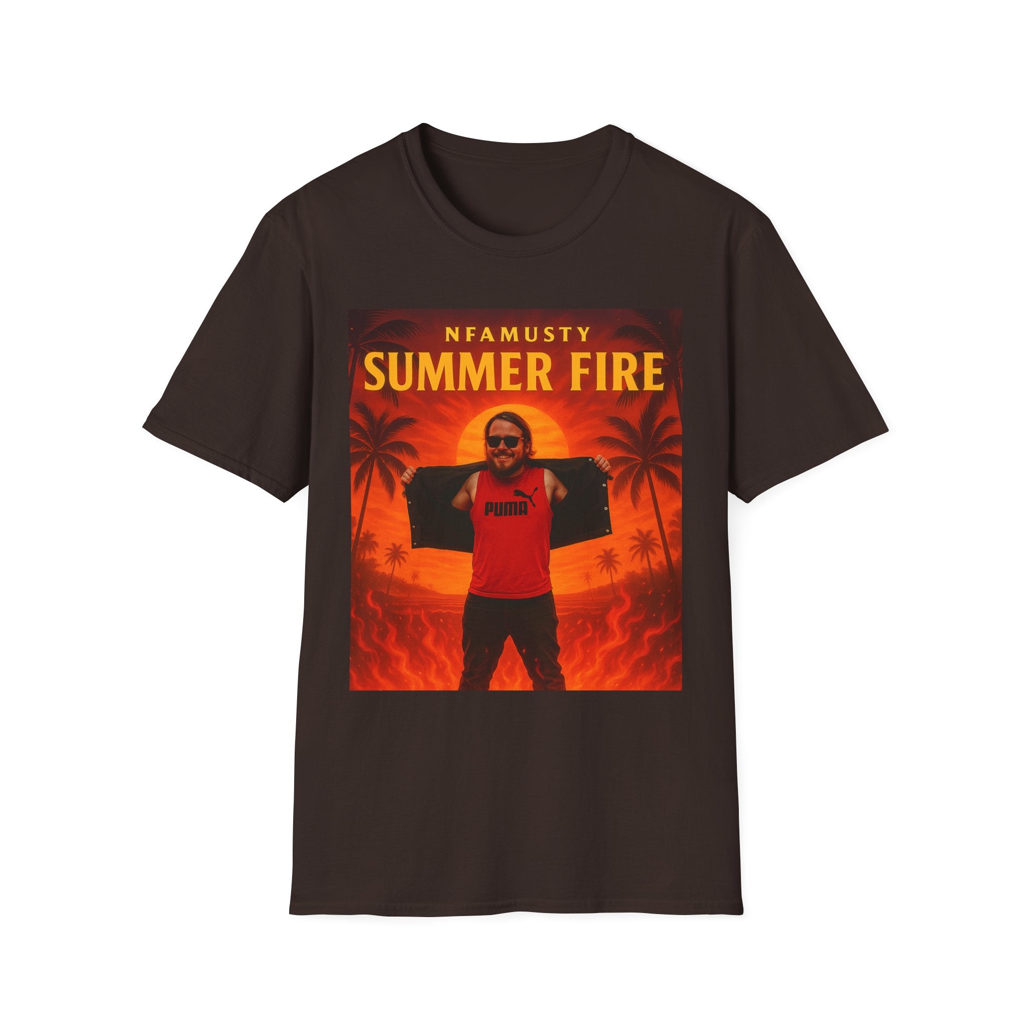 Summer Fire Music T-Shirt — NFAMUSTY Graphic Tee