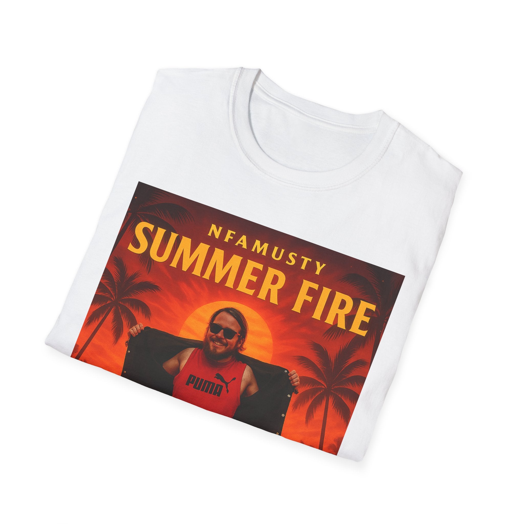 Summer Fire Music T-Shirt — NFAMUSTY Graphic Tee