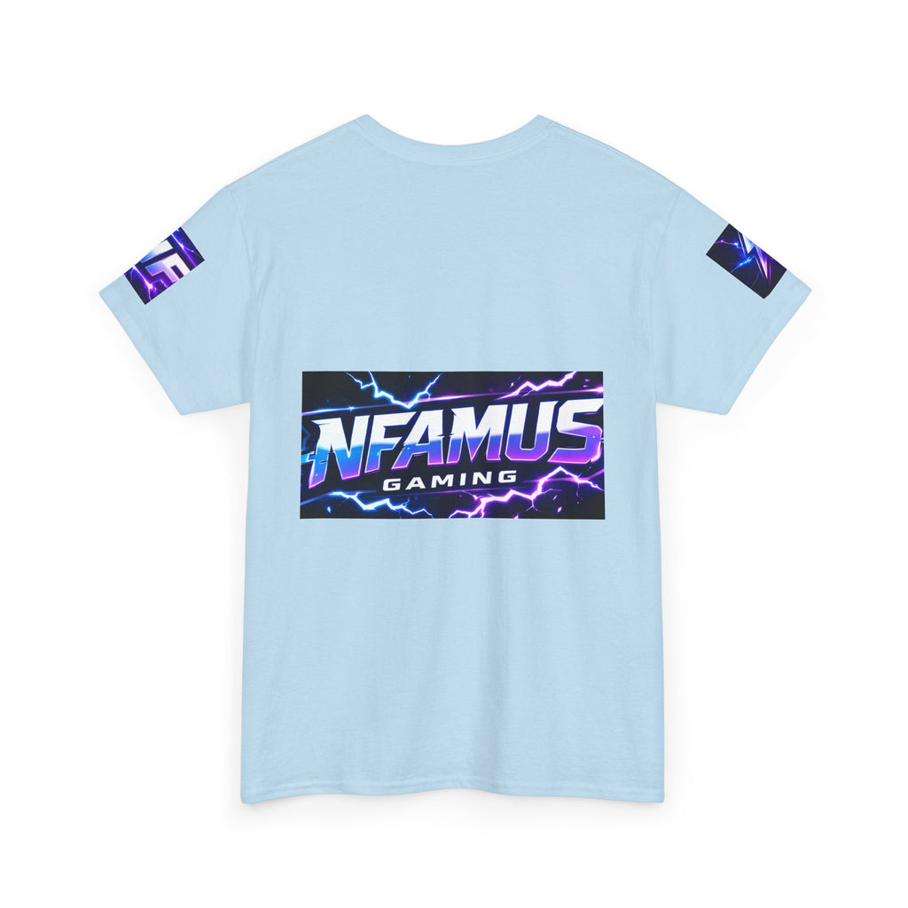 Gaming Tee — "Nfamus Mode Activated" Neon Controller Shirt