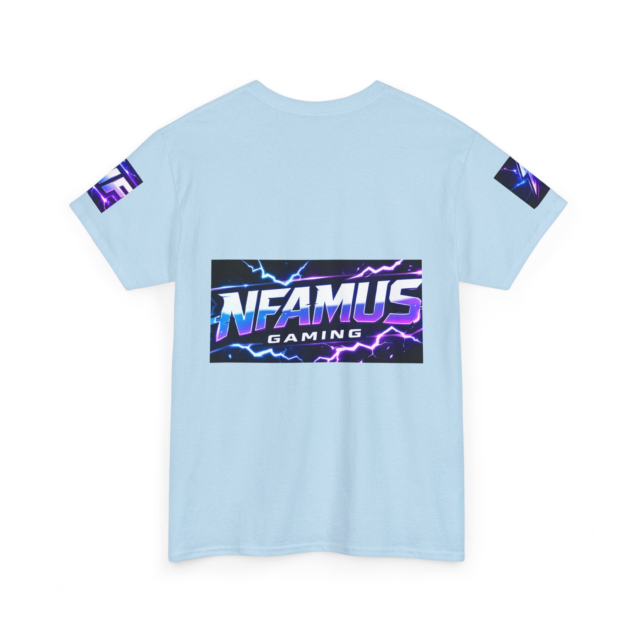 Gaming Tee — "Nfamus Mode Activated" Neon Controller Shirt