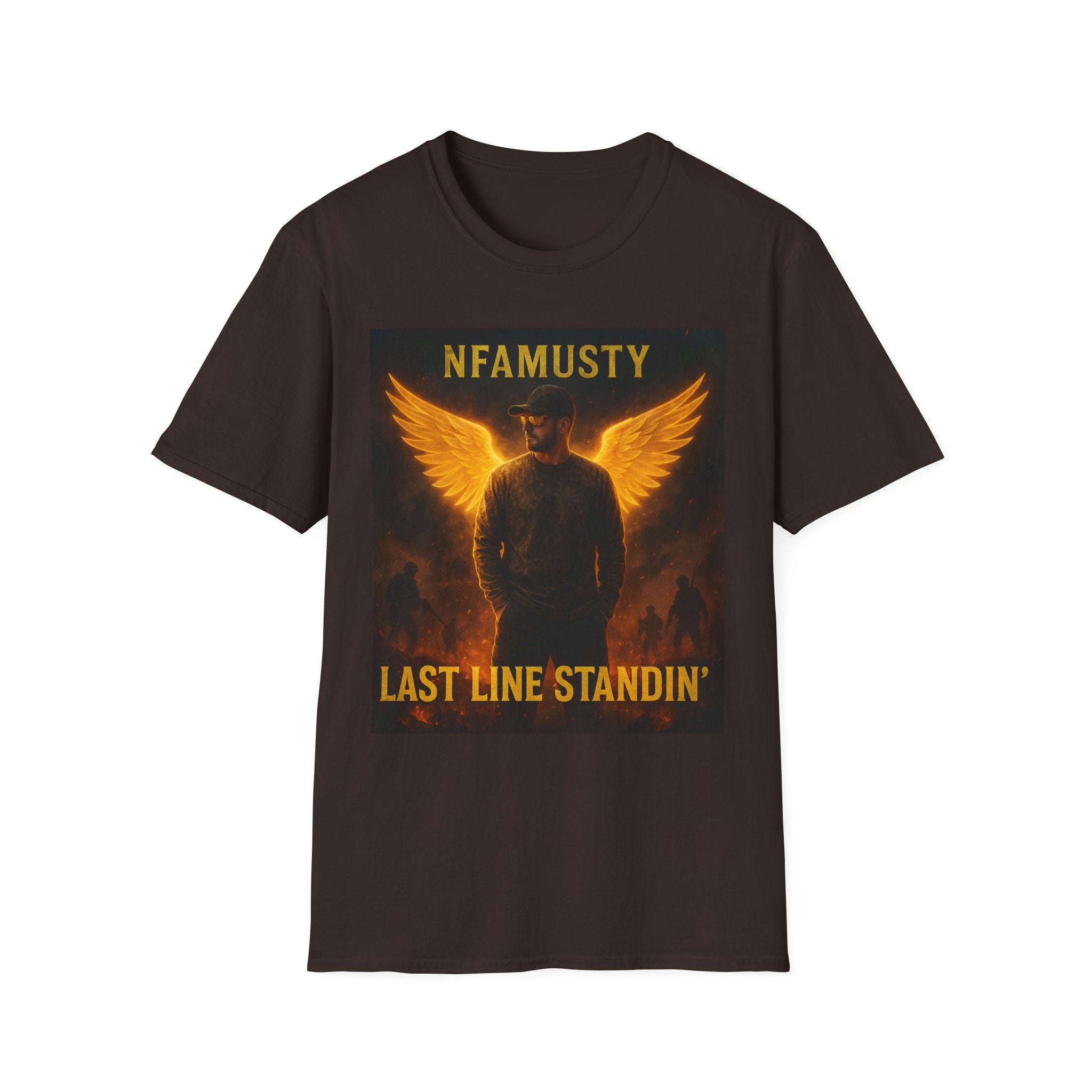 NFAMUSTY 'Last Line Standin' Graphic T-Shirt