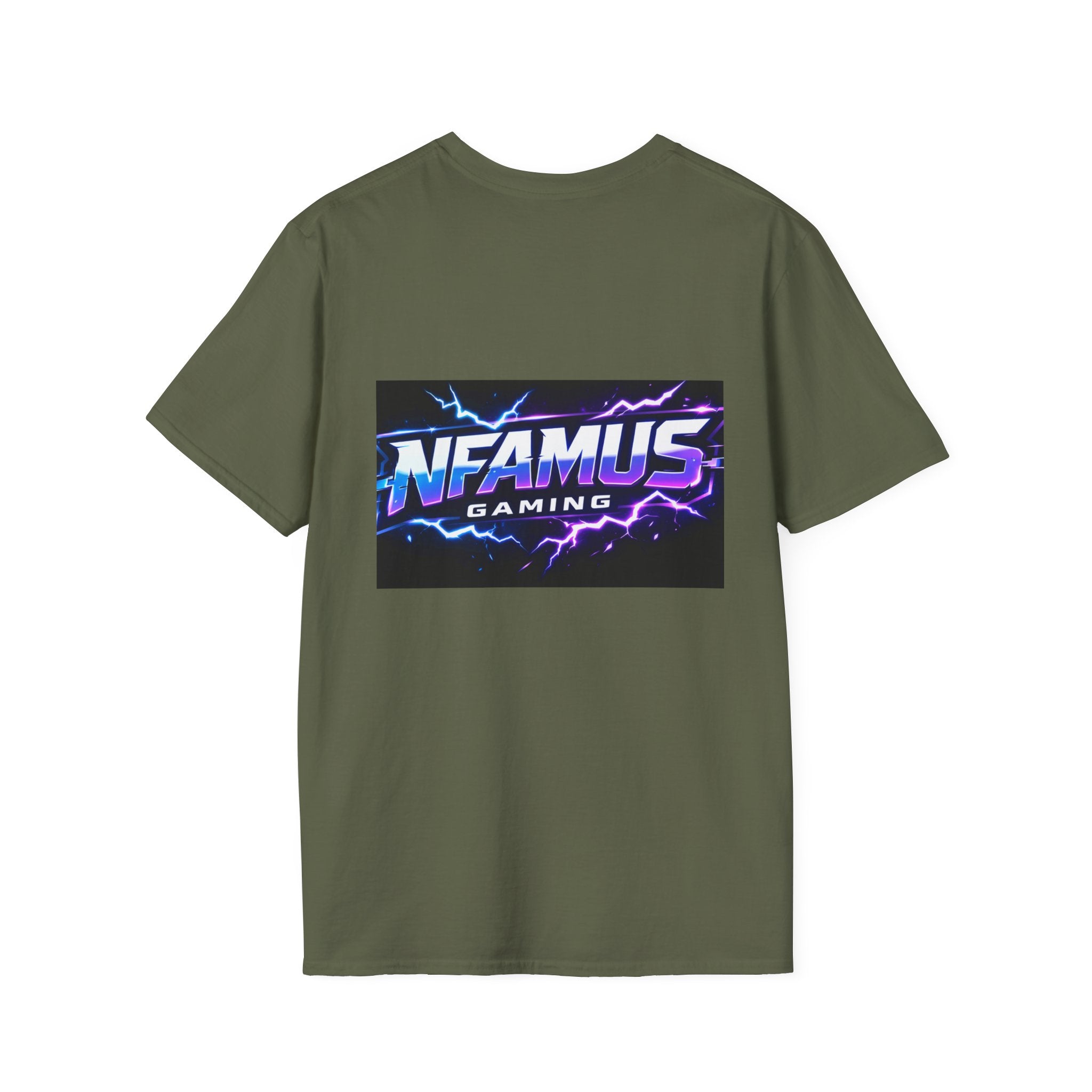 Gaming T-Shirt — "NFAMUS Energy: Overdrive Activated" Graphic Tee