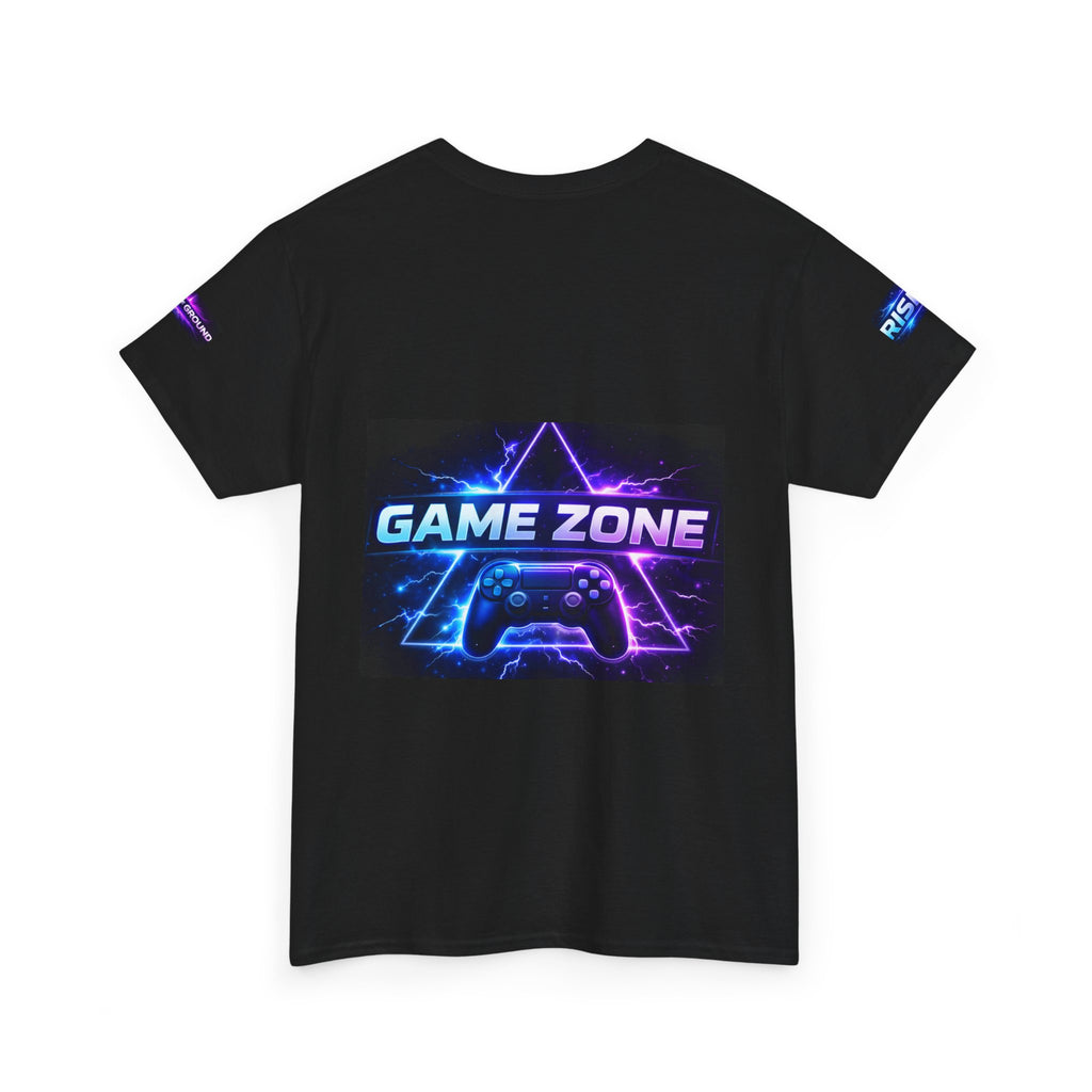 Gaming T-Shirt — "Locked In" NFAMUS Gaming Tee with Neon Game Zone Design