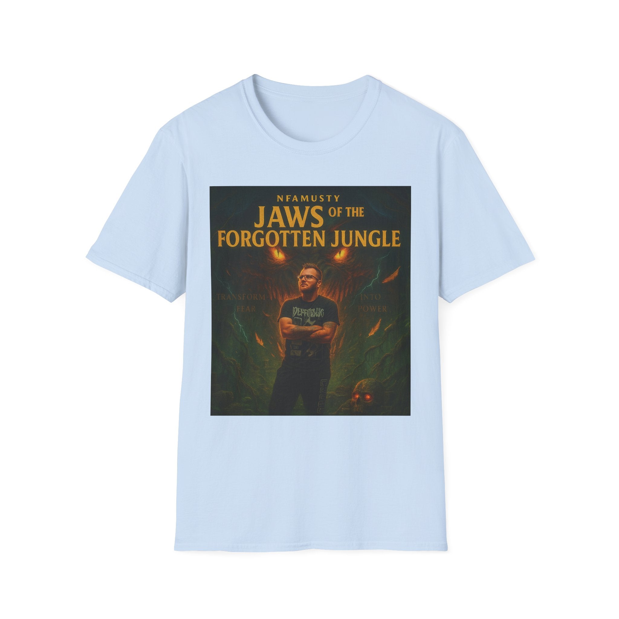 Nfamusty Jaws Of the Forgotten Jungle tee