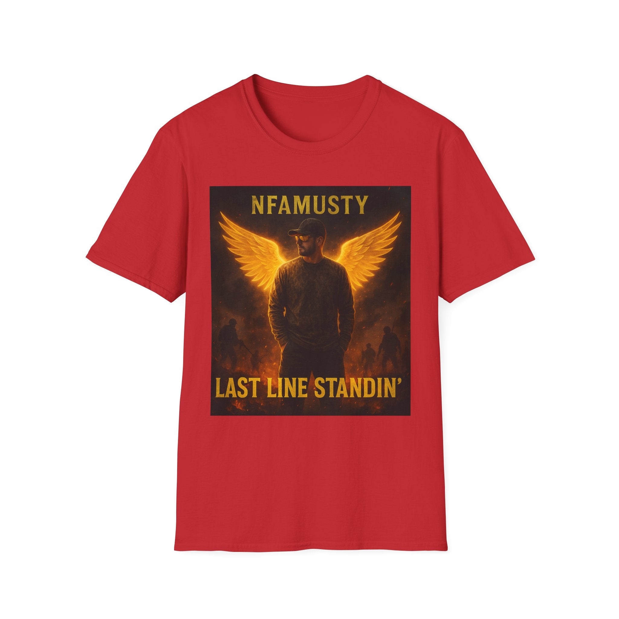 NFAMUSTY 'Last Line Standin' Graphic T-Shirt