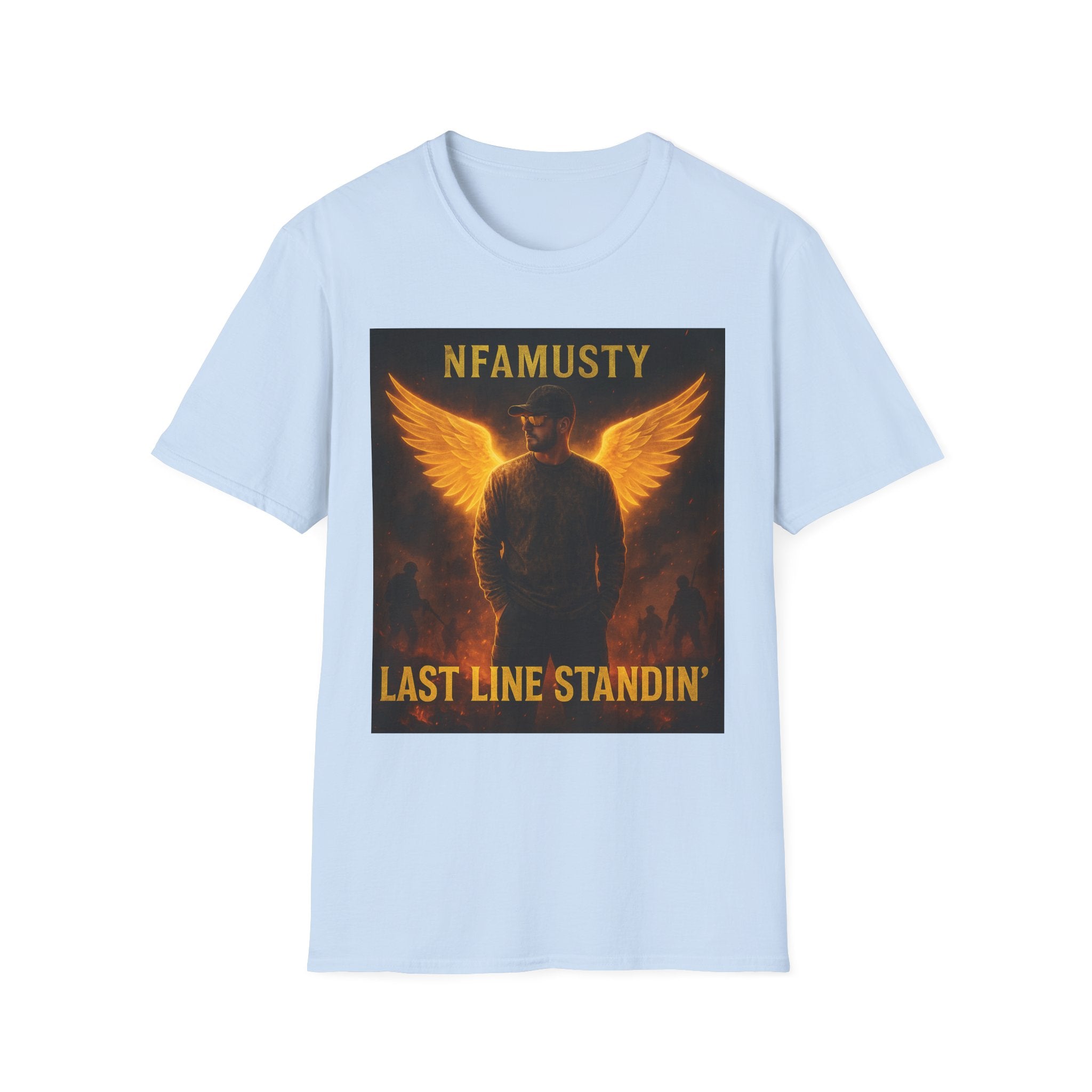 NFAMUSTY 'Last Line Standin' Graphic T-Shirt