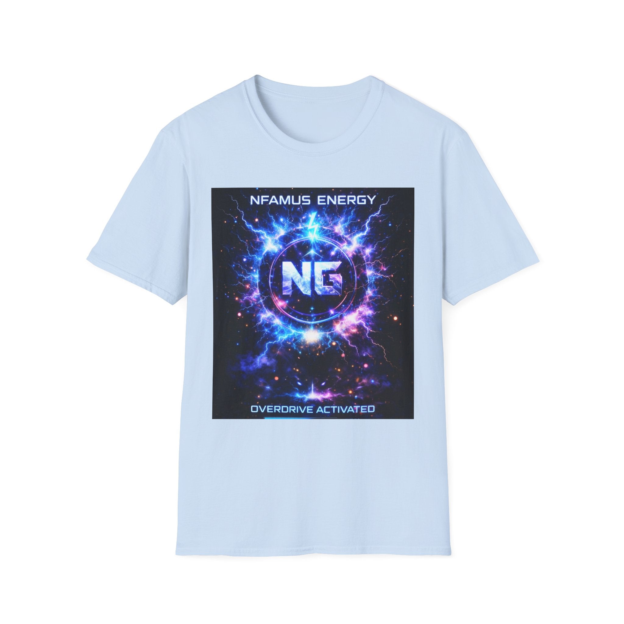 Gaming T-Shirt — "NFAMUS Energy: Overdrive Activated" Graphic Tee